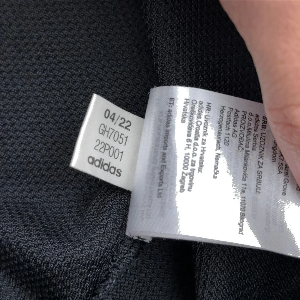 adidas 3-Stripes 1/4 Zip Pullover Men *XL* Black Melange Golf Performance GH7051